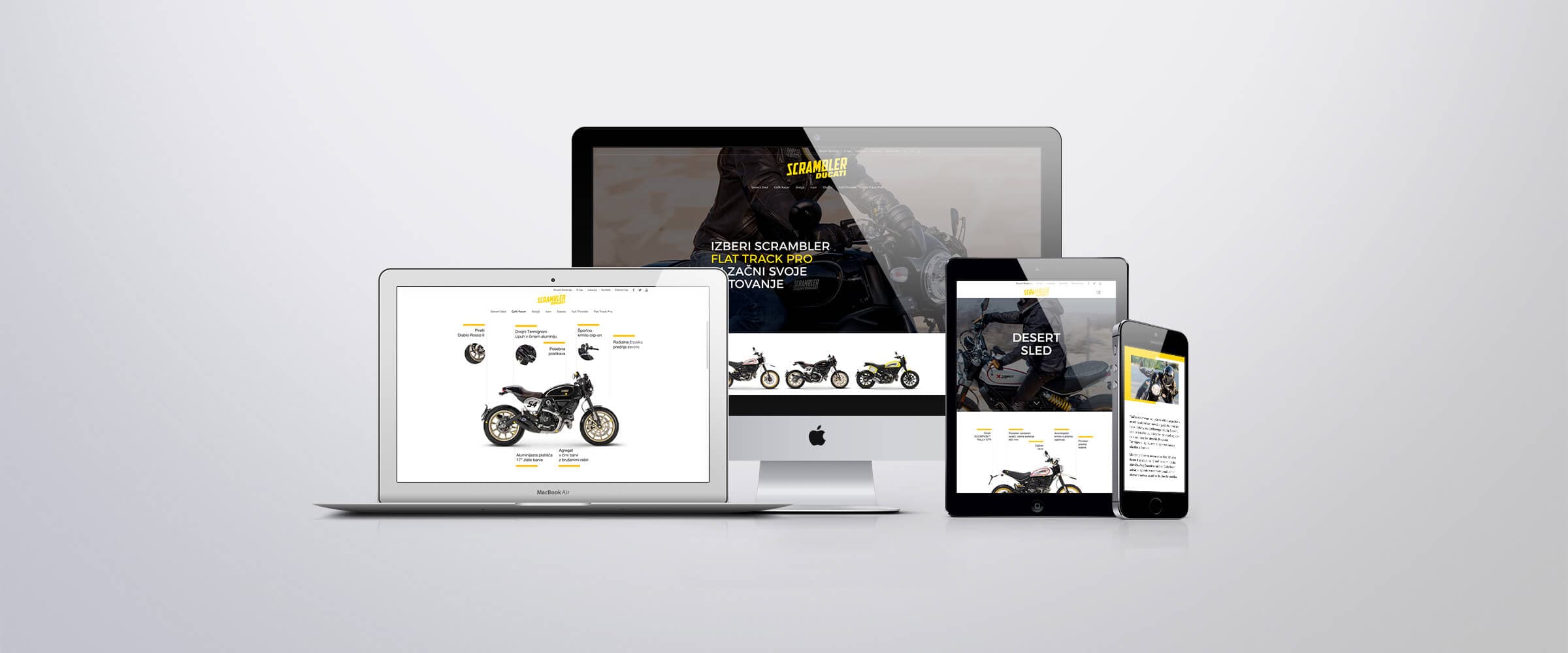 Ducati Scrambler – Votan komunikacije