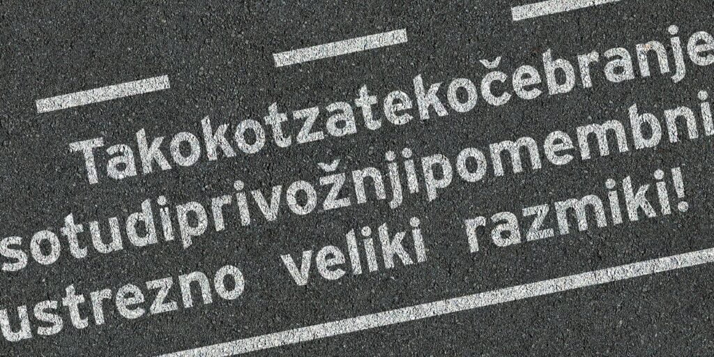 DARS – Varnostna razdalja – Votan komunikacije