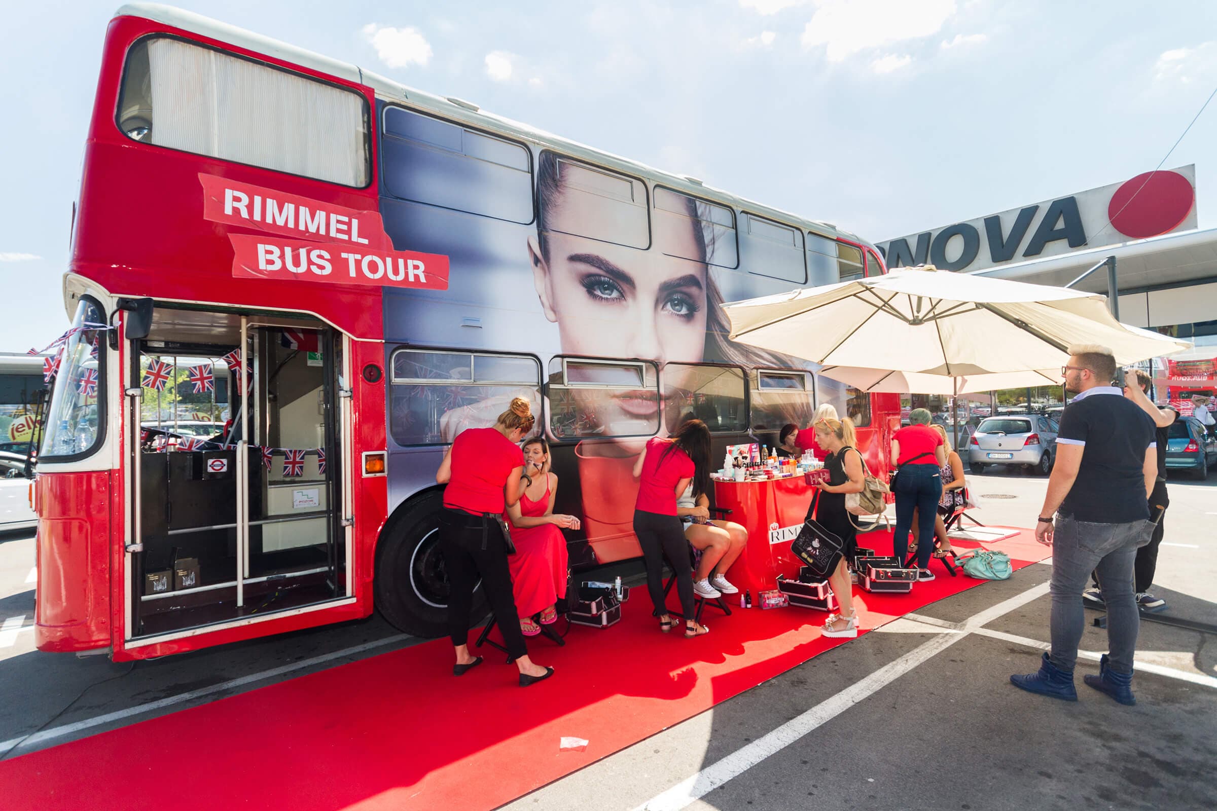 Rimmel Bus Tour – Votan komunikacije