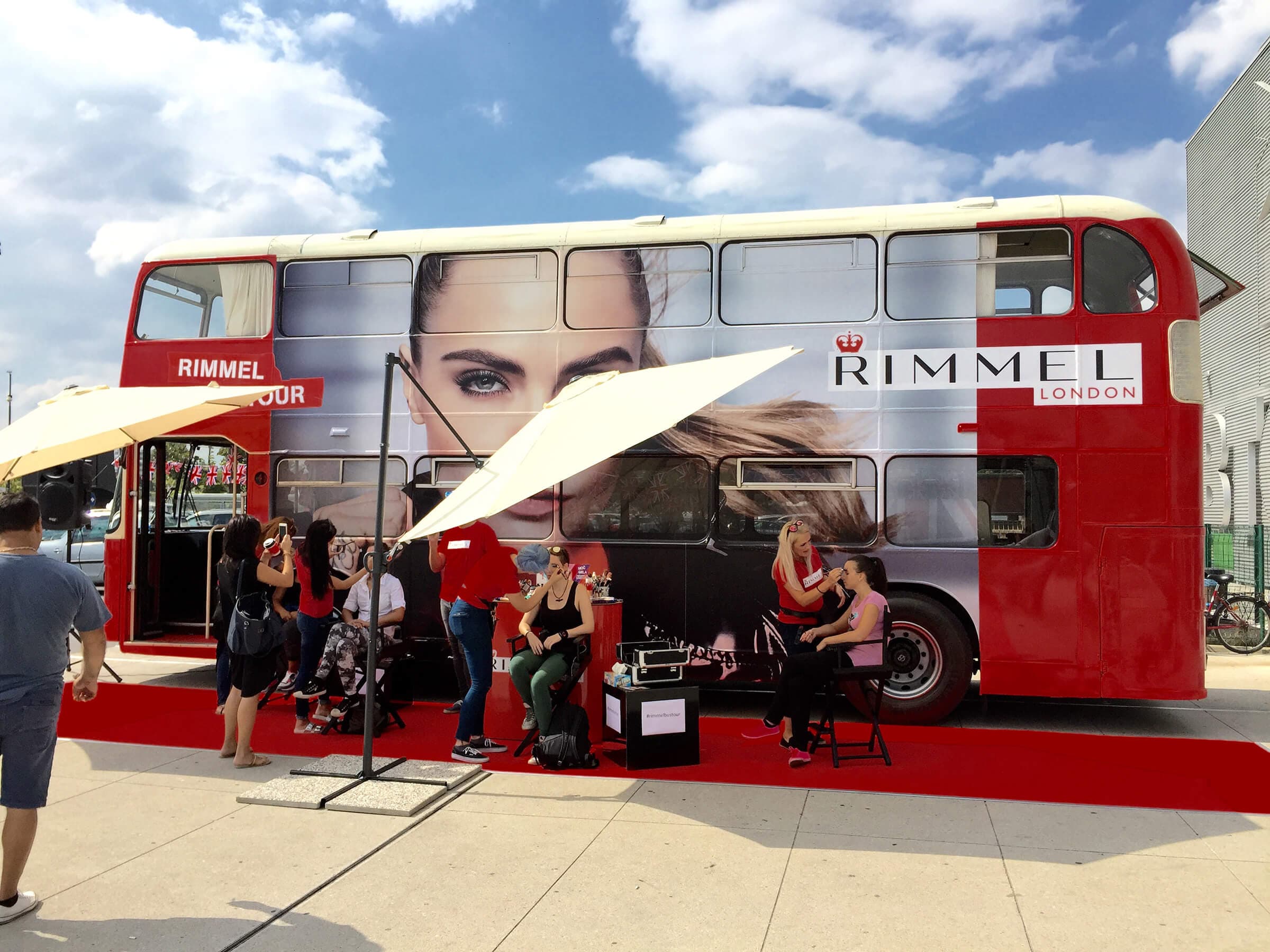 Rimmel Bus Tour – Votan komunikacije