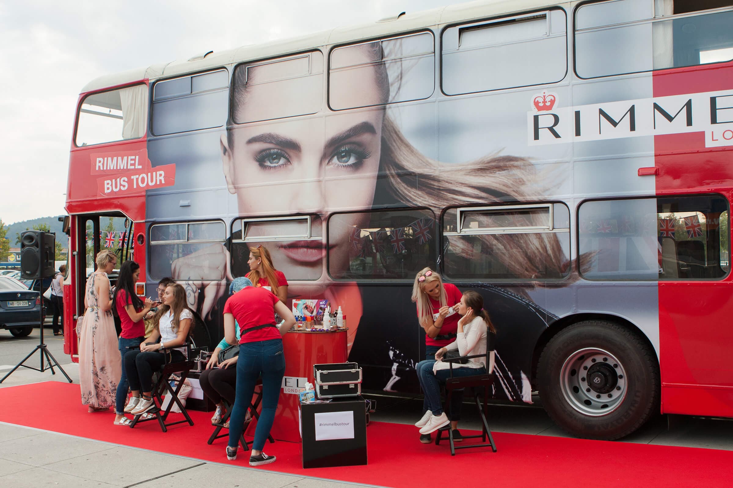 Rimmel Bus Tour – Votan komunikacije